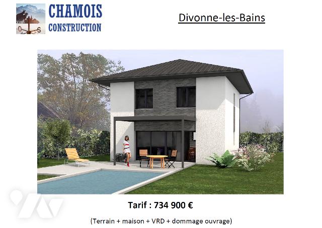 Maison 5 pièces 111 m² · à Divonne-les-Bains · 111,2 m² · 734 900 €