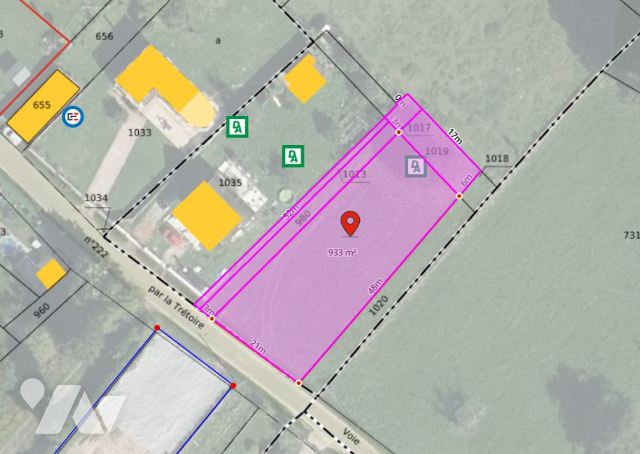 Terrain 1285 m² · à La Trétoire · 1 285 m² · 60 000 €
