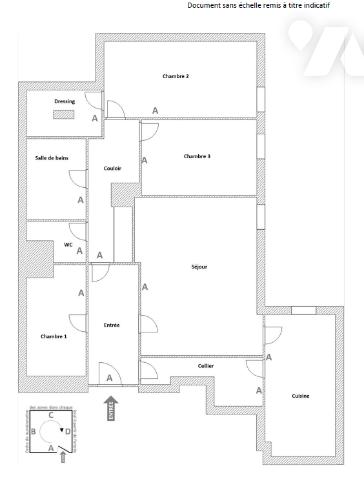 Appartement a louer paris-20e-arrondissement - 4 pièce(s) - 108.61 m2 - Surfyn