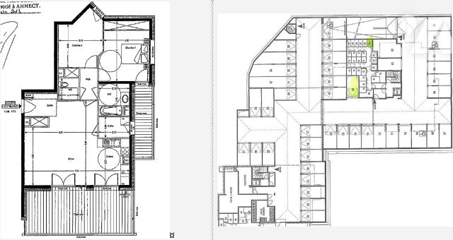 Appartement 3 pièces 74 m² · à Annecy · 74,3 m² · 425 000 €