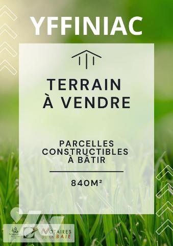 Terrain 840 m² · à Yffiniac · 840 m² · 115 000 €