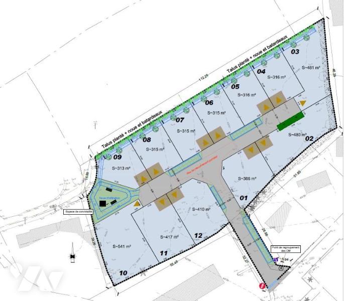 Terrain 316 m² · à Lannion · 316 m² · 59 000 €