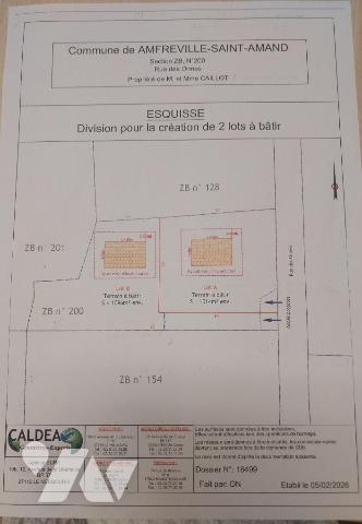 Terrain 1096 m² · à Amfreville-Saint-Amand · 1 096 m² · 43 000 €