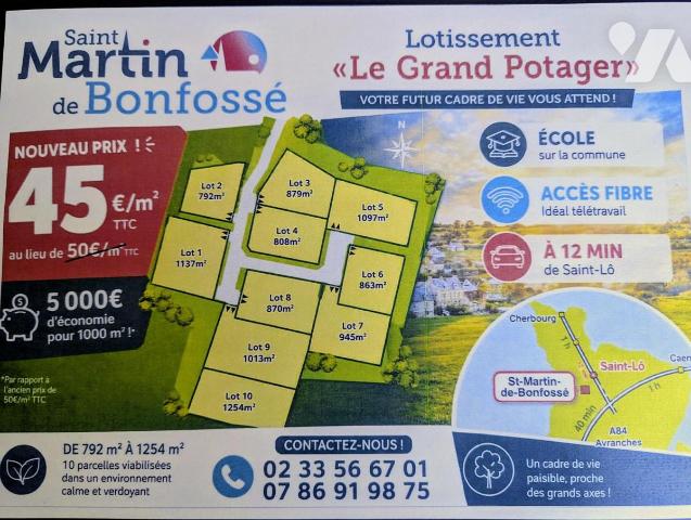Terrain — Saint-Martin-de-Bonfossé