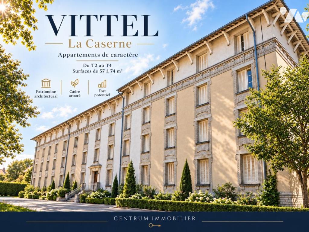 Appartement 72 m² · à Vittel · 71,5 m² · 73 335 €