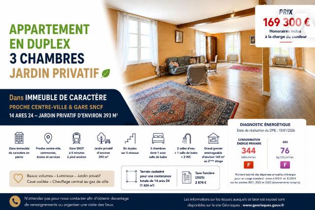 Appartement 4 pièces · à Bar-le-Duc · 169 000 €