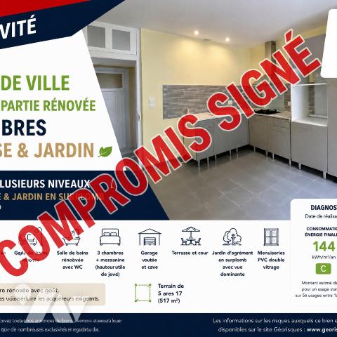 Maison 5 pièces 132 m² · à Savonnières-Devant-Bar · 131,9 m² · 91 500 €