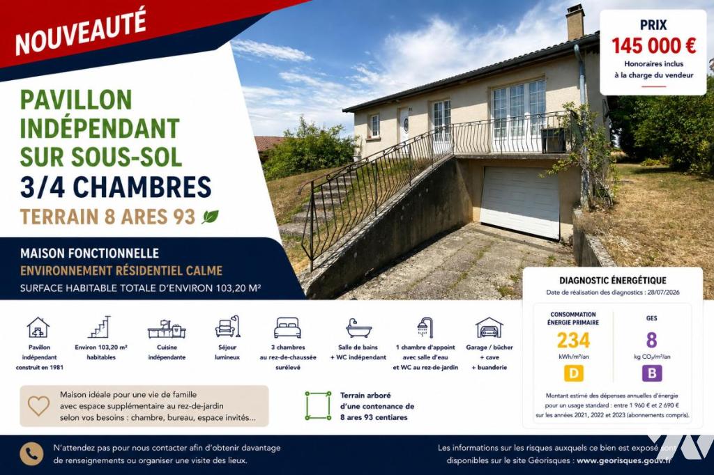Maison 103m² — Behonne