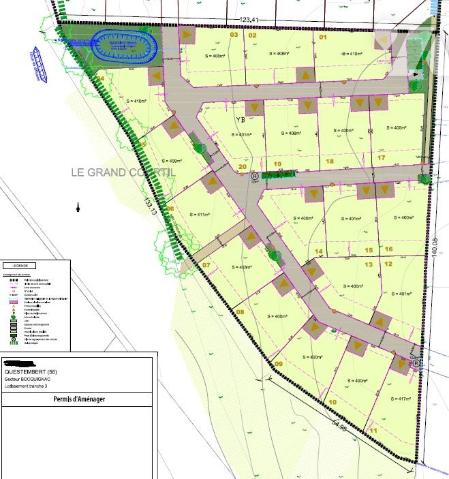 Terrain 400 m² · à Questembert · 400 m² · 68 170 €
