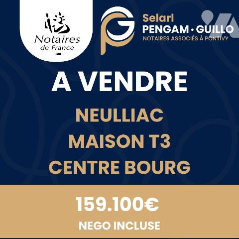 Maison 3 pièces 72 m² · à Neulliac · 72,3 m² · 150 000 €