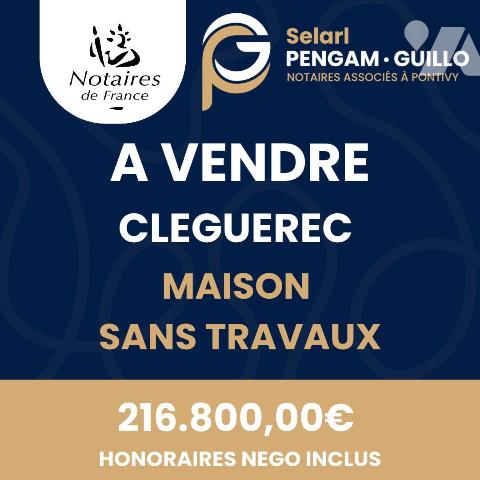 Maison 4 pièces 92 m² · à Cléguérec · 92 m² · 205 000 €