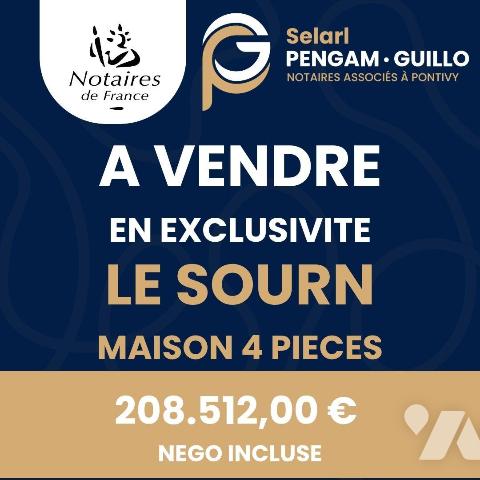 Maison 4 pièces 85 m² · à Le Sourn · 85,5 m² · 197 000 €