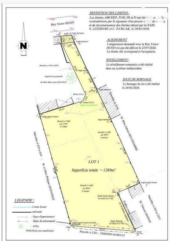 Terrain 1289 m² · à Provin · 1 289 m² · 130 000 €