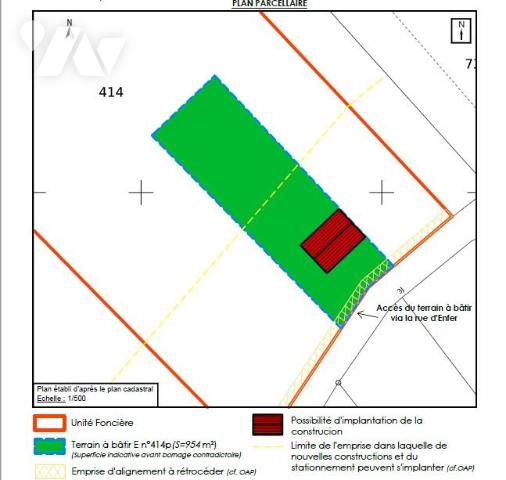 Terrain 954 m² · à Roye-sur-Matz · 954 m² · 46 000 €