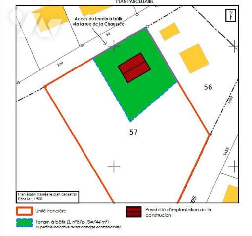 Vente - Terrain - CANNY SUR MATZ - 744 m² - 60098-1237