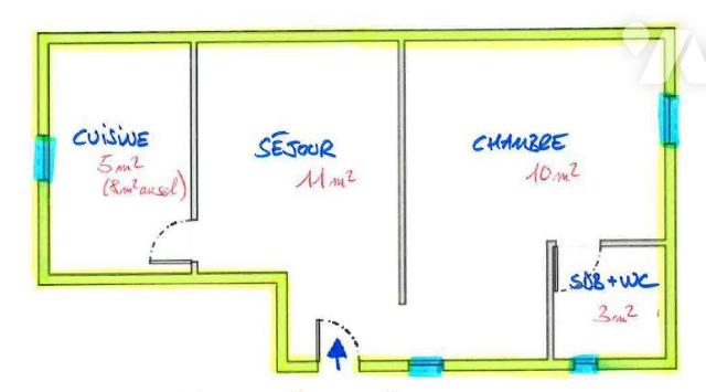 Appartement 2 pièces 32 m² · à Paris 8e Arrondissement · 32 m² · 248 092 €