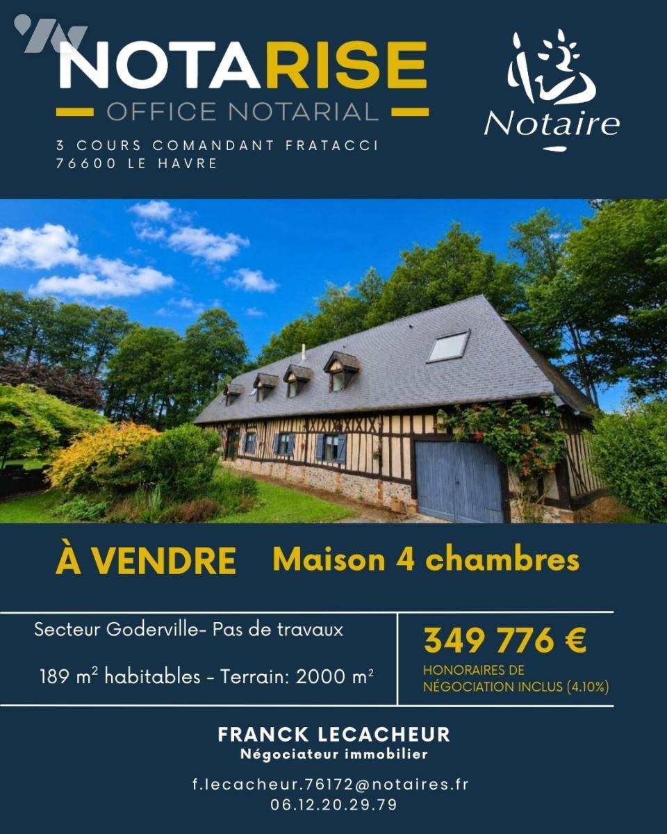 Maison 5 pièces 189 m² · à Gonfreville-Caillot · 189 m² · 336 000 €