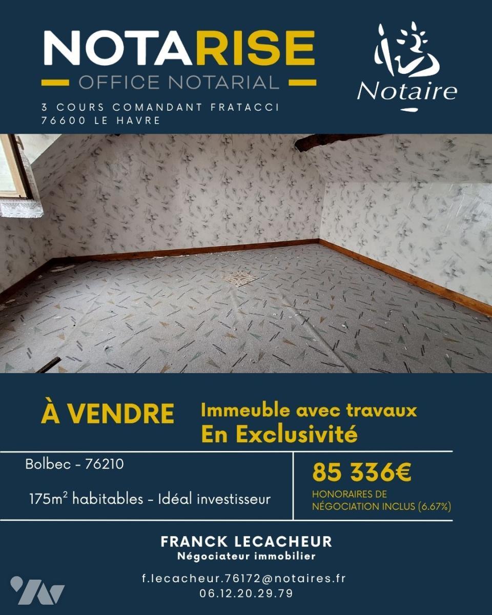 Maison 7 pièces 175 m² · à Saint-Eustache-la-Forêt · 175 m² · 80 000 €