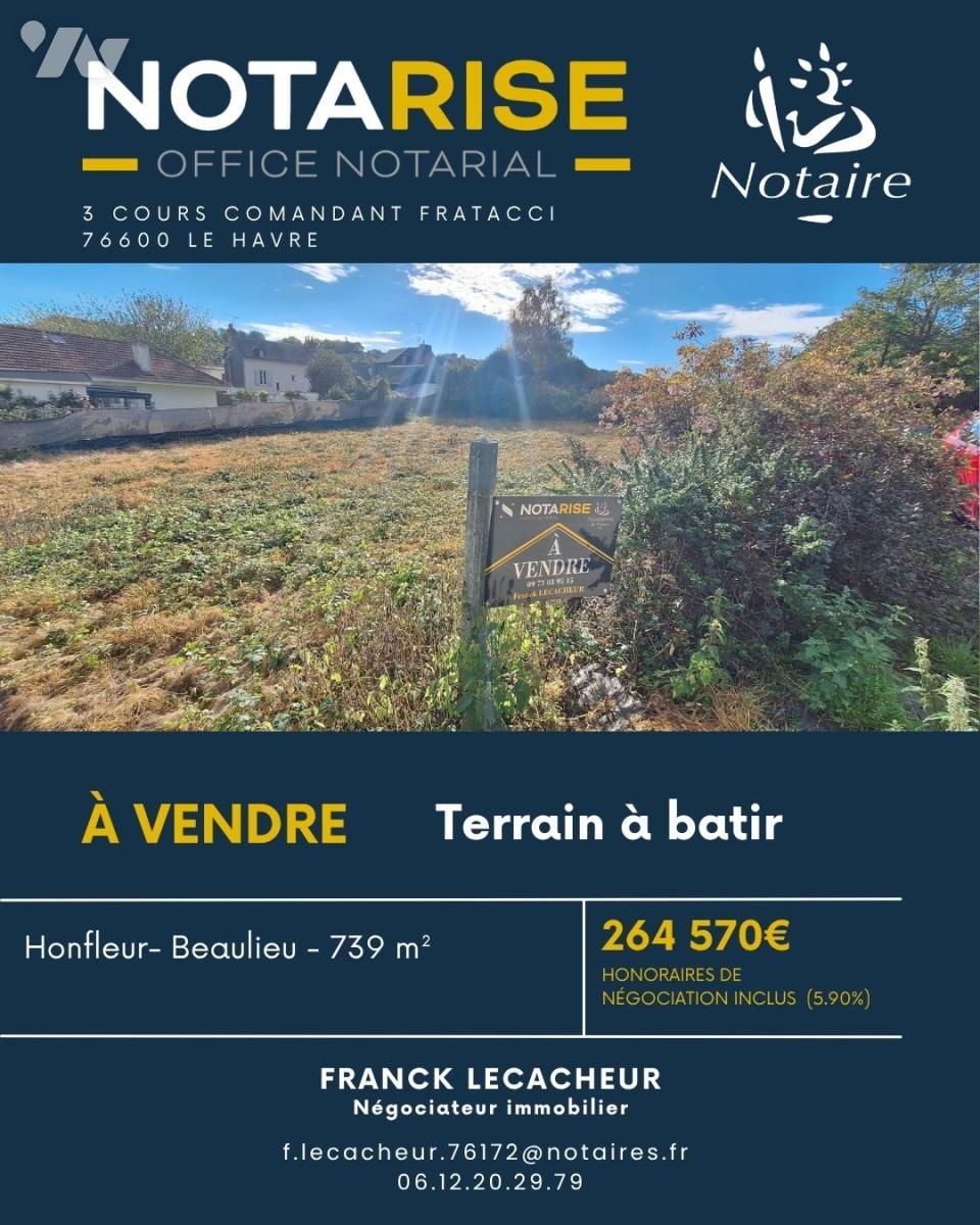 Terrain 739 m² · à Honfleur · 739 m² · 250 000 €