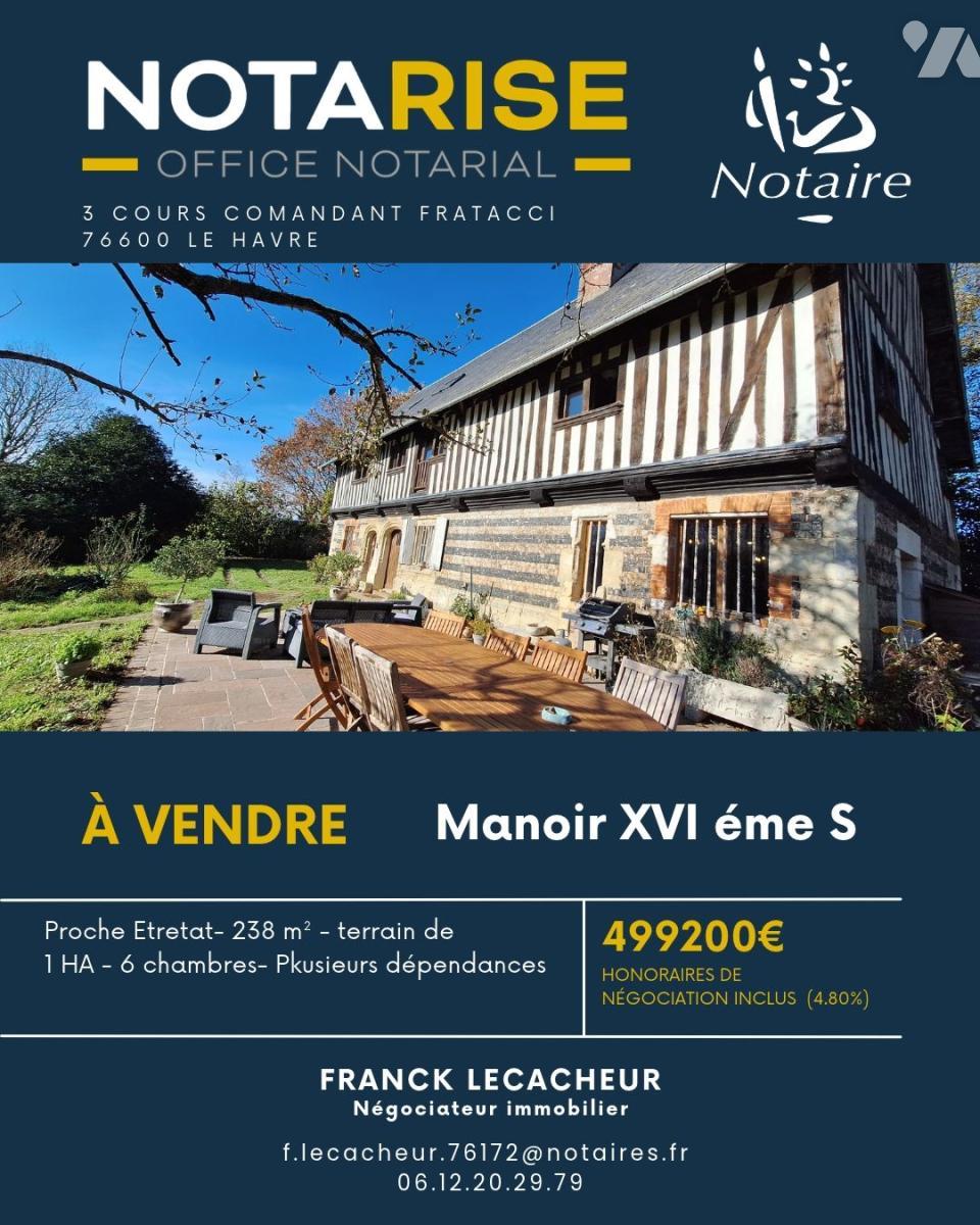 Maison 9 pièces 238 m² · à Gonneville-la-Mallet · 238 m² · 476 336 €