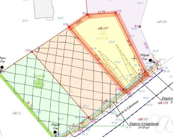 Vente - Terrain - CARNOY - 591 m² - 80094-1407