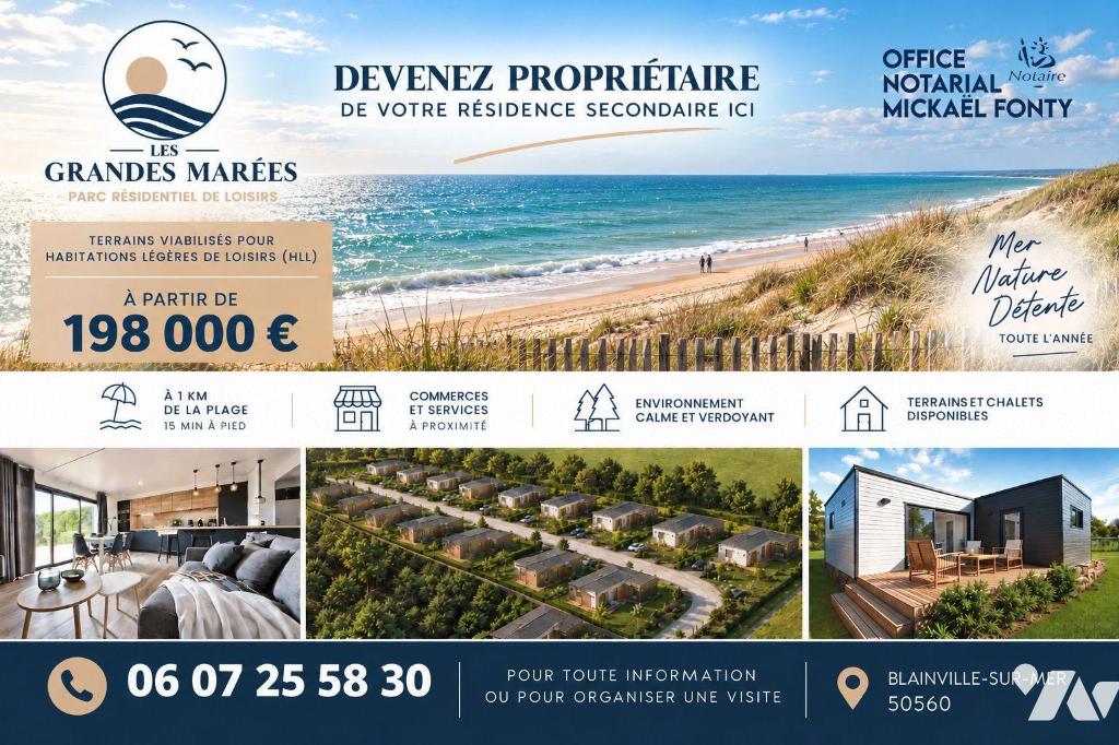 Terrain 243 m² · à Blainville-sur-Mer · 243 m² · 91 000 €