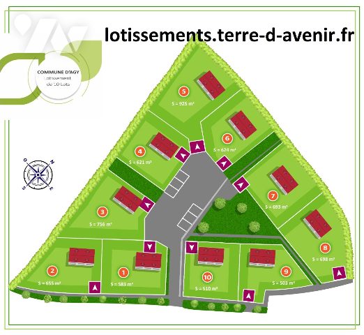 Terrain 503 m² · à Agy · 503 m² · 67 905 €