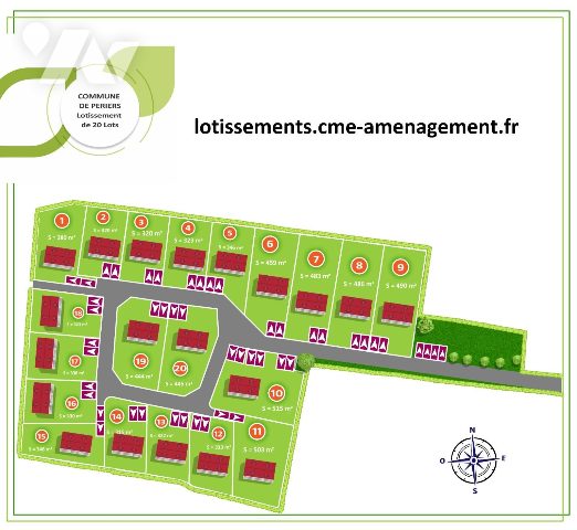 Terrain 515 m² · à Périers · 515 m² · 51 000 €