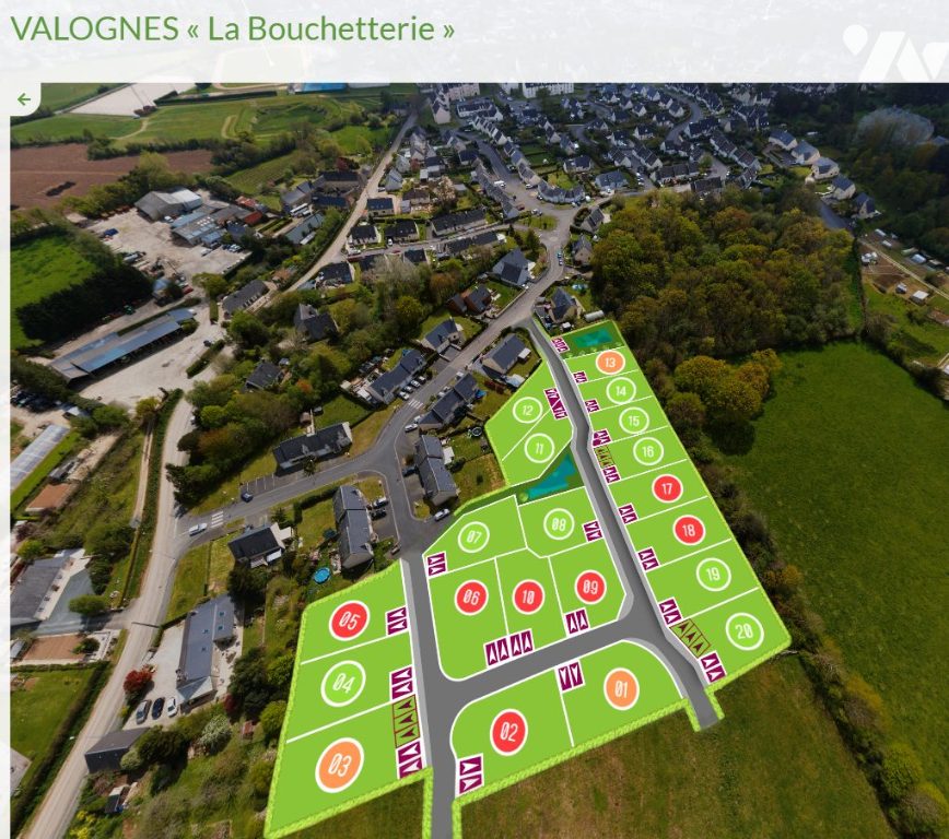 Terrain 392 m² · à Valognes · 392 m² · 59 100 €