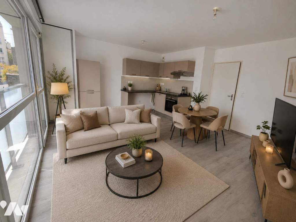 Appartement 2 pièces 45 m² · à Rennes · 45,2 m² · 191 000 €