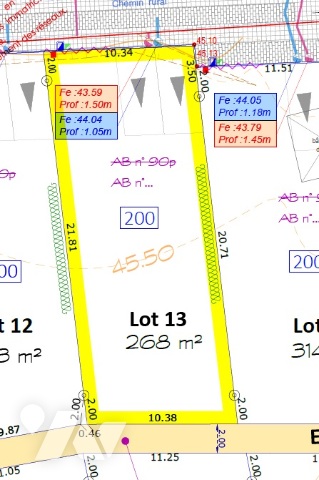 Terrain 268 m² · à Châteaubourg · 268 m² · 65 928 €