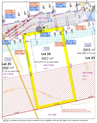 Terrain 582 m² · à Châteaubourg · 582 m² · 143 172 €