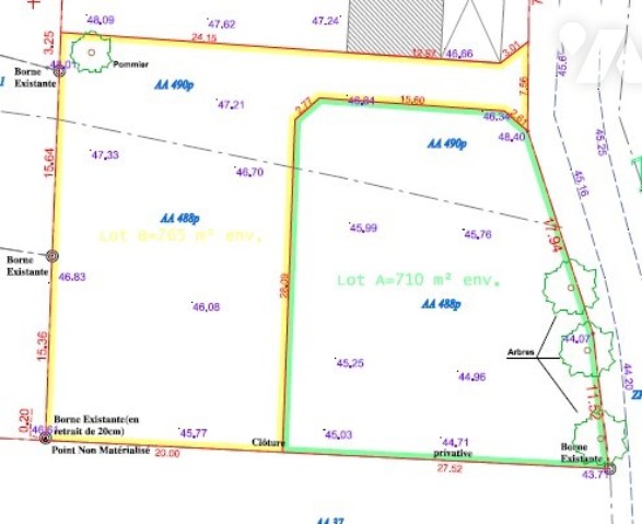 Terrain 710 m² · à Limerzel · 710 m² · 42 600 €